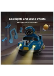 Remote Control Car for Kids &ndash; 360&deg; Drift LED RC Car Toy, Rechargeable Stunt Car for Boys and Girls, Durable Indoor &amp; Outdoor Use, Ages 3+
