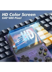 Handheld Retro Video Game Console &ndash; Linux System, 64GB Storage, 3.5-Inch IPS Screen, Portable Gaming Device with Preloaded Classic Games, 4000+ Titles,