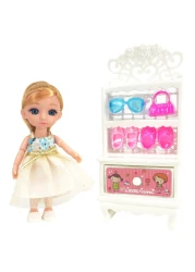 Sweet Annie Fashion Doll with Shoe Cabinet 6inch
