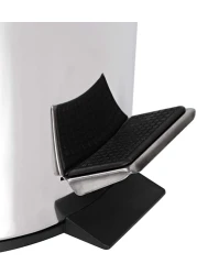 Moonlight Stainless Steel Dustbin, Pedal Bin - 3 Litre, Silver