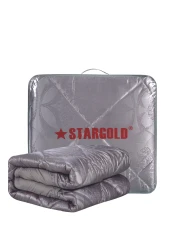 STARGOLD Comforter Set Extra Soft Lace Jacquard Comforter King Size Microfiber Printed 8 Pieces Set