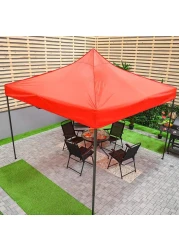 اذهب إلى معسكر جازيبو 3x3 متر خيمة تخييم منبثقة غطاء حماية فوري من أشعة الشمس للتخييم في الهواء الطلق والنزهات والحفلات الرياضية والحدائق والشاطئ - (أزرق)