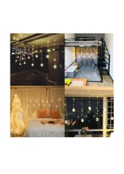 12 LED Battery Operated wishing Ball String Lights Fairy String Lights Decor for Bedroom Patio Indoor And Outdoor Party Wedding Birthday Tree Garden Lawn Landscape with Warm White