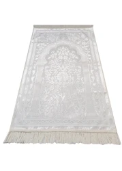 Luxurious Soft Velvet Islamic Prayer Mat. High Quality Turkish Praying Rug
