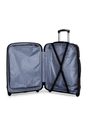 Carlton Padington 4 Wheel Hard Casing Medium Luggage Trolley 68cm Red