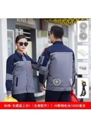 High Visibility Workwear Suits for Men &amp; Women, Reflective Safety Jacket with Zip-Up Design, Durable Outdoor Workwear for Construction, Roadwork, and Industrial Use
