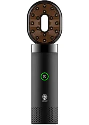 Electric Incense Burner &amp; USB Aroma Diffuser &ndash; Modern Portable Bakhoor Burner with Rechargeable Comb &ndash; Electric Bukhoor Incense Holder (Black)
