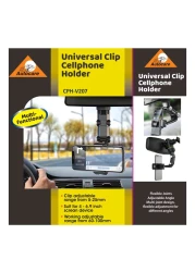 Autocare Adjustable View Mirror Universal Clip Cellphone Holder CPH-V207