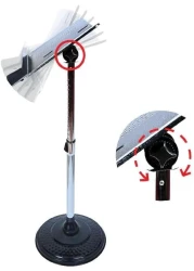 Adjustable Acrylic Quran Stand Holder - Silver