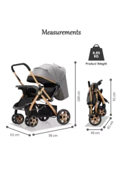 TEKNUM Reversible Trip2 Stroller - Grey