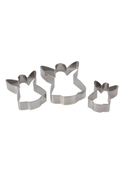 لا كوتشينا طقم قوالب الكوكيز ب 4 تصاميم متنوعة ، 3 قطع