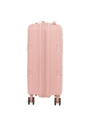 أميركان توريستر حقيبة سفر صلبة بعجلات إنستاغون سبينر باللون الخوخي الزهري 55 سم