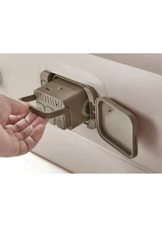 مرتبة هوائية قابلة للنفخ تلقائيًا مع مضخة مدمجة - تصميم مقاوم للتسرب عالي التحمل، تحكم بلمسة واحدة، مرتبة هوائية قابلة للنفخ بارتفاع مزدوج