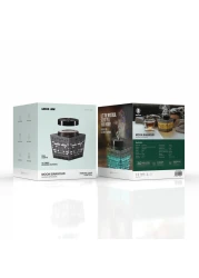 سماعة بورودو جرين لاين Beam Pro المحمولة، 120 واط قوة، ميكروفون لاسلكي، مقاومة للماء IPX6، 8 أوضاع إضاءة، باس عميق، صوت 360°، دعم متعدد المدخلات، بطارية 15,000mAh، شحن Type-C - أسود
