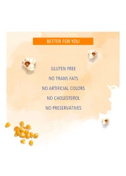 American Garden Gluten-Free Microwave Natural Lite Popcorn 3 Bags, 240g