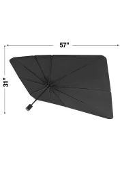 الزجاج الأمامي للسيارة مظلة واقية من الشمس مظلة سيارة قابلة للطي غطاء ظلة للأشعة فوق البنفسجية كتلة نافذة السيارة الأمامية حماية العزل الحراري لأغطية الزجاج الأمامي للسيارات شاحنات كبيرة