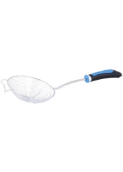 Raj Stainless Steel Skimmer With Nylon Handle Silver 19cm