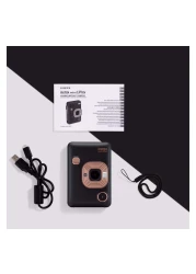 Fujifilm Instax Mini LiPlay Hybrid Instant Camera Black