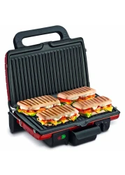 تيفال صانعة ساندويتشات شواية الترا كومباكت بقوة 1700 واط GC302528 أحمر
