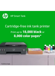 HP Smart Tank 515 Printer Wireless, Print, Scan, Copy, All In One Printer, Print Up To 18000 Black Or 8000 Color Pages - Black [1Tj09A]