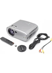 Technaxx Germany LED Projector, Video Projector 1080P HD for Home Movie, Kids Gift for Gaming &amp; Outdoor, 50"-200" Projection Size with Phone VGA HDMI AV USB Laptop &amp; Remote Control, 40,000 hours Life