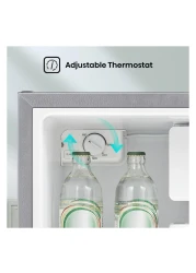 هايسانس ثلاجة ذات الباب الواحد RR60D4ASU بسعة 60 لتر -فضية-