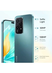 أونر 200 لايت هاتف ثنائي الشريحة 8 جيغا رام ، 256 جيغا، 5جي- أزرق فيروزي