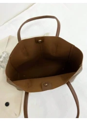 حقيبة حمل فاخرة من جلد البولي يوريثان عصرية وراقية، تصميم عالي الجودة متميز عصري للسيدات