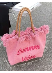 حقيبة كتف كانفاس رسائل وشرابات سعة كبيرة عصرية، بسيطة ومثالية للتسوق والتنقل، لوازم المدرسة، حقيبة مدرسية، ح