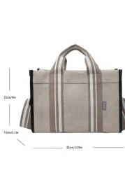 Simple Large Capacity Tote Bag Handbag Shoulder Bag Crossbody Bag School Bag Large Capacity Portable For Teen Girls Women College Students White Collar Workers Perfect For Work Back To School Middle S