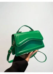 Fashionable Solid Color Minimalist Retro Mini Handbag Suitable For Shopping Wallet Young Women College Students New Graduates Office Workers Suitable For Office College Work Business Commuting Outdoor