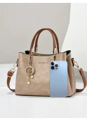 New Arrival Simple And Luxurious Ladies Tote Bag Casual And Versatile With Large Capacity And Can Be Carried Shoulder Or Cross Body Business Casual Woman Bag Pefect For Office Business And Work Best M