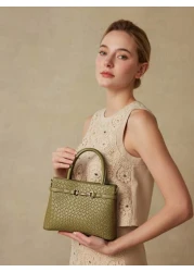 MOTF PREMIUM METAL FASTENER DECORATED TOP HANDLE BAG FOR WORK