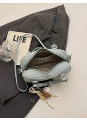 1 حقيبة يد للنساء من المواد البولي يوريثان المقاومة للخدش والاهتراء، مناسبة للتسوق والمواعدة والحفلات وأثناء