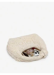 1 حقيبة كتف/إبط من المخمل المحبوك والمثقب بنمط الغزلان الرجعية الحديثة وطبعة الفهد البوهيمية الهيبي ملائمة لل