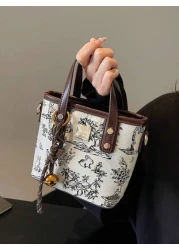 حقيبة يد صغيرة للنساء بشكل صيني مطرز، موضة جديدة عام 2025، حقيبة كروس بودي متعددة الاستخدامات، أنيقة للربيع وال