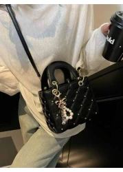 Fashionable New Women s Handbag Solid Color Minimalist PU Square Bag Elegant Vibe Suitable For Dates Shopping Versatile And Exquisite