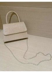 Gold Shiny Party Handbag Evening Clutch Bag Bridal Wedding Purse For Ball Cocktail Party