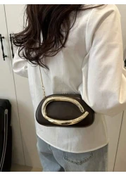 Pearlescent White PU Leather Clutch Ideal For Valentine s Day Comfortable And Fashionable Fashion Handbag Personalized Gift Option Accessory 2025 Chic Style For All Occasions Luxury Feel At Affordable