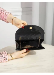 Elegant Women s Handbag Minimalist Chic Ladies Party Clutch Bag Chain Strap Sophisticated Evening Purse Lightweight Luxurious Design Perfect For Party Wedding Prom Dresses Pairs Well With Holiday Part