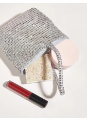 Vincy Glitter Handbag Glamorous Elegant Exquisite Quiet Luxury Glitter Bling Sequin Luxury Shiny Sequin Evening Bag Women s Clutch Bag For Ball For Party Rhinestone For Party Girl Woman Bride Perfect