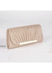 Sparkling Hand Clutch Bag Niche Mini Handbag Fashion Chain Shoulder Crossbody Evening Wallet