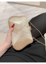 Lightweight Business Casual Rhinestone Decor Bucket Bag Mini Drawstring Design Clear Bag Pearl Bag Evening Bag Dinner Bag Glamorous Elegant Exquisite Quiet Luxury Rhinestone For Party Girl Woman Bride