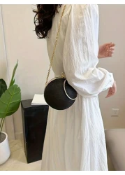 Fashion Shiny Ball Party Clutch Bag Chain Shoulder Crossbody Bag For Women Party Bag Perfect For Party Wedding Prom Dinner Banquet Matching With Holiday Party Dress Evening Dress Sequin Dress