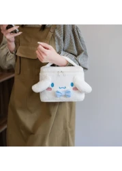 1PC Melody Travel Makeup Bag Large Capacity Lightweight Toiletry Handbag Bath Shower Bag Multifunctional Cosmetic Organizer Cute Handbag Wallet Pouch Case Portable Cosmetics Brush Storage Clutch With