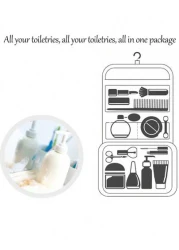 1pc Hanging Toiletry Bag Portable Handbag Zipper Bag Cosmetic Bag Makeup Organizer Bag Waterproof Toiletry Bag Multi Functional Skincare And Cosmetic Storage Bag Travel Organizer Makeup Bag Bathroom T