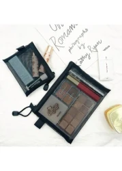 4 Pieces Set Makeup Storage Bag Bathroom Supplies Storage Bag Multi Functional Lightweight Storage Bag Travel Luggage Storage Bag Summer Travel Vacation Home Bathroom Decor Holiday Makeup Organizer