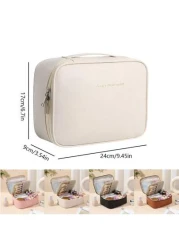 Multi Function Makeup Bag Large Capacity Cosmetic Organizer Travel Portable Handheld Waterproof Toiletry Bag Travel Essential Makeup Organizer