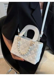 Fashionable New High End Texture Simple And Versatile Casual Solid Color Versatile Lightweight Small Square Bag Handbag Crossbody Bag Elegant Small Square Bag