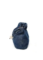 Niche High End Denim Tote Bag New Versatile Large Capacity Distinctive Handle Design Underarm Shoulder Bag Suitable For Going Out Dating Commuting Work Office Daily Use